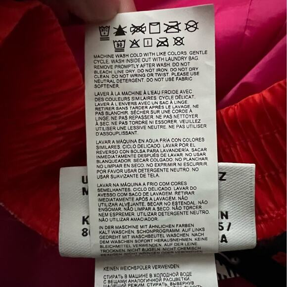 STAUD X NEW BALANCE Fuchsia Pink  Shorts - Picture 14 of 14